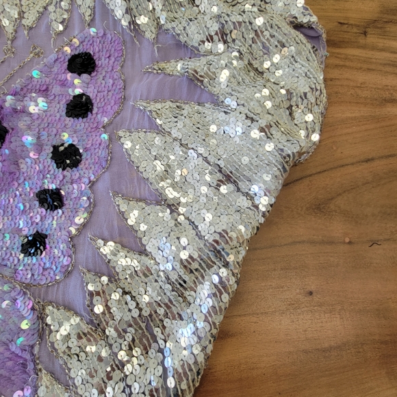 Vintage 100% silk cape - Picture 15 of 17